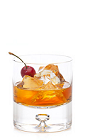 The Gran Old Fashioned is an orange colored drink recipe made in the traditional ways. Made from Gran Gala Triple Orange liqueur, Eagle Rare bourbon and cherry bitters, and served over ice in a rocks glass.