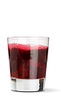 The Grape Escape cocktail recipe is a purple colored drink made from UV Grape vodka, sour mix and raspberry liqueur, and served over ice in a rocks glass.