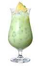 The Green Eyes drink is most famous for being the official cocktail of the 1984 Olympics in Los Angeles, California. Made from Midori melon liqueur, rum, coconut cream, lime juice and pineapple juice, and served in a parfait or hurricane glass.
