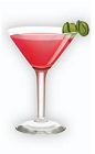 The Herradura Cosmo is a Mexican variation of the classic Cosmopolitan cocktail. A red drink made from Herradura tequila, cranberry juice and lemon-lime soda, and served in a chilled cocktail glass.