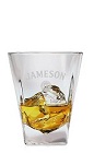 One of the best ways to enjoy a classic Saint Patrick's Day drink is with a good quality Irish whiskey. The Jameson on the Rocks is an orange colored drink made from Jameson Irish whiskey, and served over ice in a rocks glass.