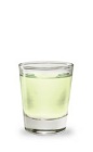 The Kamikaze Shot is a variation of the classic Kamikaze cocktail. Made from triple sec, vodka and lime juice, and served in a chilled shot glass.