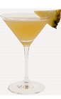 The Killerita cocktail recipe is an orange colored drink made from Burnett's coconut rum, triple sec, coconut milk and pineapple juice, and served in a chilled cocktail glass.