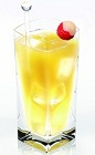 The Lychee Disaronno is an exotic drink made from Disaronno and lychee juice, and served over ice in a highball glass.