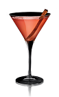 The Madame X cocktail recipe is made from X-Rated Fusion liqueur, apple juice and cinnamon, and served in a chilled cocktail glass.