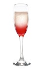 The Malibu Bellini is a tropical variation of the classic Bellini cocktail recipe, perfectly suited to serve as a wedding cocktail. A pink colored cocktail made from Malibu coconut rum, raspberries and sparkling wine, and served in a chilled cocktail glass.