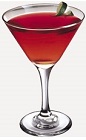 The Mangotini is a fruity red cocktail recipe made from Burnett's mango vodka, lime vodka, cranberry juice and lime juice, and served in a chilled cocktail glass.