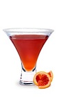 The Mediterranean Sidecar is a modern variation of the classic sidecar drink. A red drink made from cognac, orange liqueur, sour mix and sugar, and served in a chilled cocktail glass.