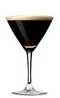 When coffee gets in bed with tequila, only good things can happen. The Mexpresso Martini is a black colored cocktail recipe made from Excellia reposado tequila, Kahlua coffee liqueur, espresso and simple syrup, and served in a chilled cocktail glass.