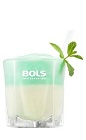 The Mint and Ice is a relaxing green drink made from peppermint schnapps, brandy, milk, vanilla ice cream, mint and Bols Peppermint Foam liqueur, and served in a rocks glass.