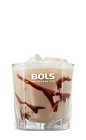 The Mudslide is a classic dessert drink served with cake or any other sweet. A brown drink made from vodka, coffee liqueur, Irish cream liqueur and chocolate syrup, and served over ice in a rocks glass.