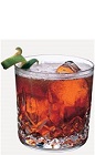 T' Old Sea Hag be more than a pirate's old lady, it's also a pirate's favorite drink. Made from Burnett's spiced rum, orange juice and cola, and served over ice in a rocks glass.