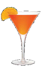 The Orange Delight is a refreshing orange colored cocktail recipe made from Three Olives Rangtang orange vodka, orange juice and lime juice, and served in a chilled cocktail glass.