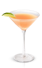 The Park Avenue is a pink colored cocktail made from New Amsterdam gin, pink grapefruit juice, triple sec and lime, and served in a chilled cocktail glass.