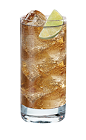 The Pear and Ginger Ale drink is a relaxing summer drink made from Smirnoff pear vodka, ginger ale and lime, and served over ice in a highball glass.