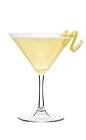 The Pear Martini is a fruity drink made from Smirnoff pear vodka and pear juice, and served in a chilled cocktail glass.