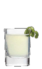The Popped shot recipe is a clear colored drink made from Three Olives Loopy tropical fruit vodka, Three Olives bubble vodka and lime juice, and served in a shot glass.