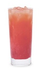 The Purple Passion is a purple colored drink made from DeKuyper red apple schnapps, Pucker Island Punch schnapps and pineapple juice, and served over ice in a highball glass.