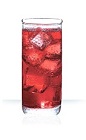 The Red Bubbles drink is a relaxing red-colored drink perfect for summer events. Made from Cointreau orange liqueur, red grape juice and tonic water, and served over ice in a highball glass.
