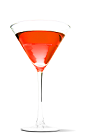 The Red Eye Martini recipe is a red colored cocktail made from UV Cherry vodka and chilled champagne, and served in a chilled cocktail glass.