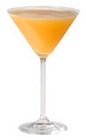 The Red Lion is a classic orange cocktail made from Grand Marnier orange liqueur, gin, orange juice and lemon juice, and served in a chilled cocktail glass.