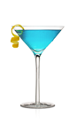 The Rum Cosmo is an exciting variation of the classic sexy Cosmopolitan cocktail recipe. A blue colored drink made from Don Q white rum, blue curacao and lime juice, and served shaken in a chilled cocktail glass.