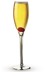 The Rum Kisses cocktail recipe is a sexy alternative drink for New Year's Eve. Made from Cruzan Strawberry rum and chilled rose champagne, and served in a chilled champagne flute.