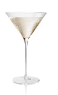The Salted Karameltini cocktail is made from Stoli Salted Karamel vodka and Scotch whiskey, and served in a chilled cocktail glass.