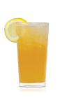 The San Sebastian Sling is an orange colored drink recipe made from Don Q white rum, bourbon, maple syrup, lemon juice, pineapple juice, apricot nectar and maple syrup, and served over ice in a highball glass.