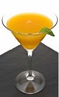 The Sertao Martini is certain to help you relax while on an extended vacation to the tropics of Brazil. An orange colored cocktail made from Leblon cachaca, passion fruit puree, lychee fruit, simple syrup and basil, and served in a chilled cocktail glass.