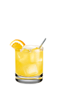 The Silver Screwdriver is an orange colored drink made from Smirnoff vodka and orange juice, and served in a rocks glass.