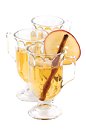 The Southern Cider Pitcher is a party drink made from Southern Comfort, apple cider, ginger ale, tea, cinnamon and apple, and served from a pitcher or punch bowl.