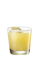 The Southside drink is made from Smirnoff Green Apple vodka, orange juice and lime, and served over ice in a rocks glass.