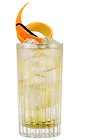 The Spice on Ice drink is made from Galliano Vanilla, white rum and ginger ale, and served over ice in a highball glass.