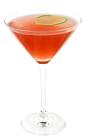 The Spicy Romance is a red colored cocktail, perfect as a wedding drink or for a romantic evening with your lover. Made form Effen black cherry vodka, triple sec, pomegranate juice, lime juice, simple syrup and bitters, and served in a chilled cocktail glass.