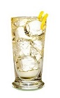 The St-Germain Cocktail is made from St-Germain elderflower liqueur, champagne and club soda, and served over ice in a highball glass.