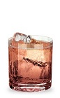 The Strawberry Rum is made from strawberry schnapps, rum and lemon-lime soda, and served over ice in a rocks glass.