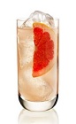 The Summer Gin Fizz is a refreshing tall drink made from Beefeater gin, grapefruit juice and club soda, and served over ice in a highball glass.