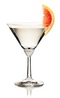 The Summer Martini is a gin variation of the classic Martini cocktail. A clear colored cocktail made from gin, dry vermouth and grapefruit, and served in a chilled cocktail glass.