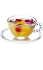 The Summer Punch is a light and fruity punch recipe for 10 guests made from Riesling wine, maraschino liqueur, ginger liqueur, oranges, pineapple and raspberries, and served from a punch bowl.