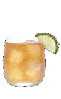The Surf's Up drink recipe is made from Three Olives Dude citrus vodka, spiced rum and lemon-lime soda, and served over ice in a rocks glass.