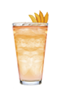 The Suspicious Fellow is a peach colored cocktail right out of the Southern United States. Made from Big House Tupelo honey bourbon, triple sec, sweet and sour sauce, lemon-lime soda and club soda, and served over ice in a highball glass.