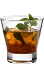 The 56 Julep is an exciting variation of the Kentucky Derby Mint Julep drink. A wild drink made from Wild Turkey bourbon, mint and brown sugar, and served over ice in a rocks glass.