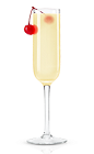 The Aviation is a classic cocktail dating back to World War I, made from New Amsterdam gin, maraschino liqueur and lemon juice, and served in a chilled champagne flute.