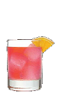 The Crango drink recipe is a red colored drink made from Three Olives mango vodka, ginger ale and cranberry juice, and served over ice in a rocks glass.