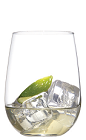 The Ti Punch cocktail recipe is made from Clement Premiere Canne rum, sugar syrup and lime, and served over ice in a rocks glass.