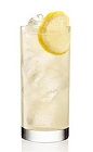 The Tom Collins is a classic tall drink made from gin, lemon juice, simple syrup and club soda, and served with lemon over ice in a collins or highball glass.