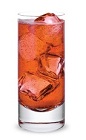 The Vanilla Apples is an orange drink made from sour apple schnapps, vanilla liqueur, grenadine, sour mix and club soda, and served over ice in a highball glass.