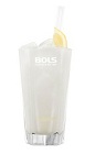 The Vanilla Sour is a refreshing tall drink made from vanilla liqueur, lemon juice, simple syrup and egg white, and served over ice in a highball glass.