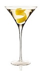 The Vesper is a classic clear James Bond cocktail made from gin, vodka and Lillet Blanc, and served in a chilled cocktail glass.